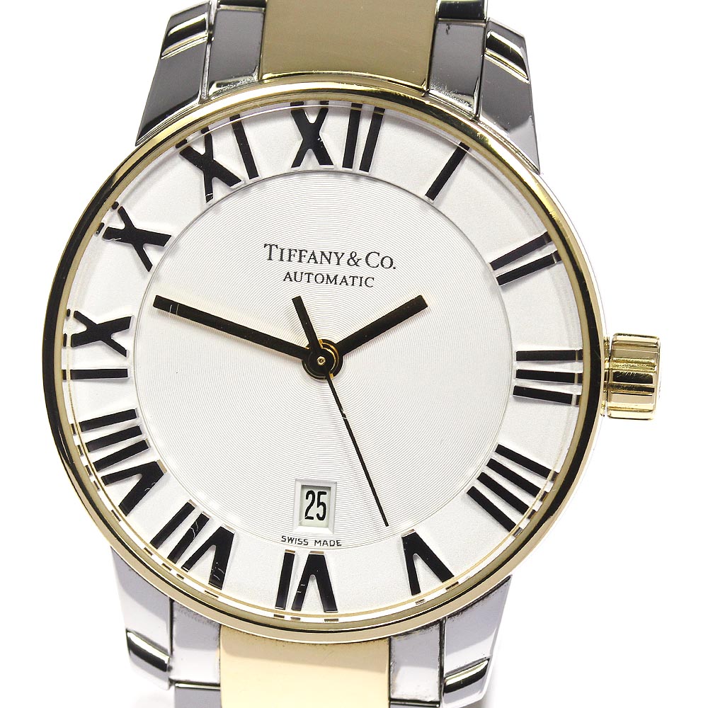 箱・保証書付き【TIFFANY&Co.】ティファニー アトラス ドーム デイト Z1830.68.15A21A00A 自動巻き レディース【中古】