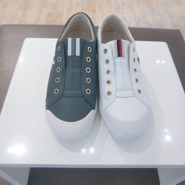 天然皮革女性ウェビングスニーカー LCWS83U4131_BP