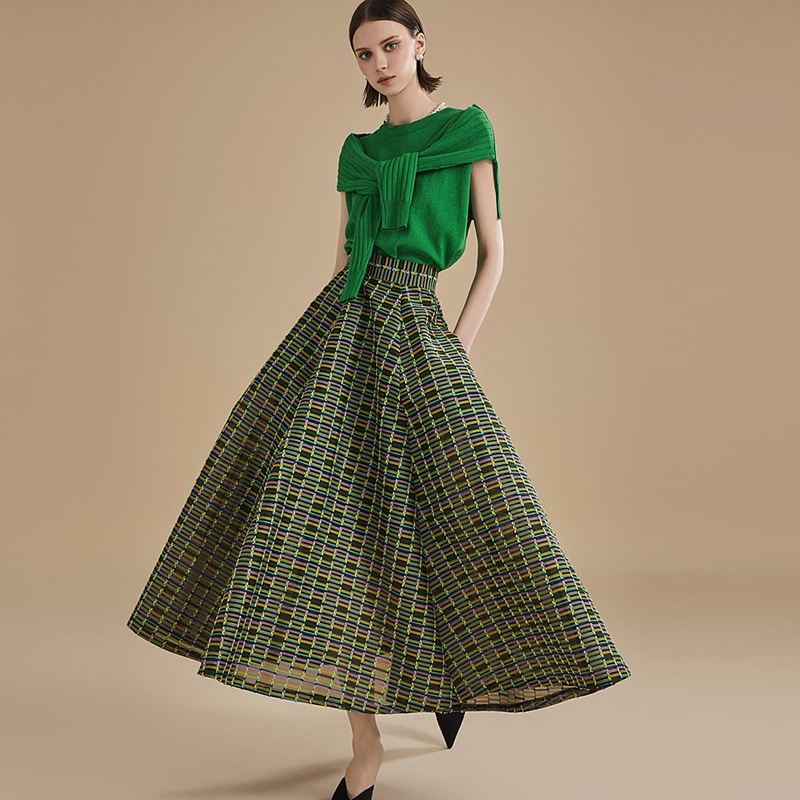 SK9234 オーガンザ スカート