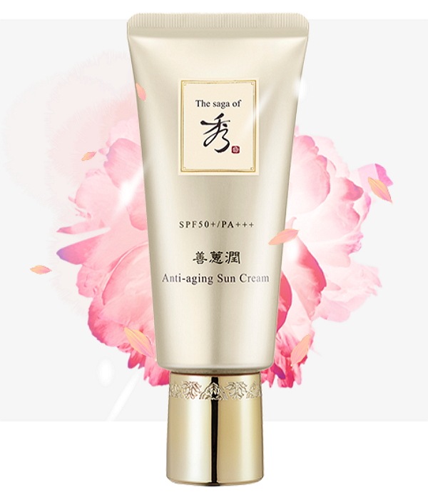 Korean Cosmetics_The Saga of Xiu Sunhyeyun Ja Dan Anti Aging Sun Cream (spf 50+ pa+++) 60ml