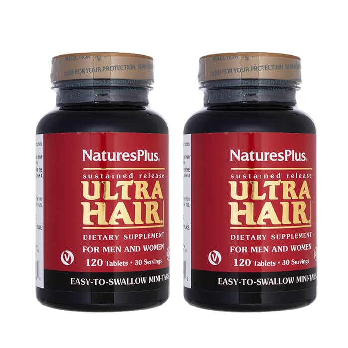 ウルトラヘア 120錠 2本セット 男女兼用 海外発送 ヤマト国際便：日時指定不可