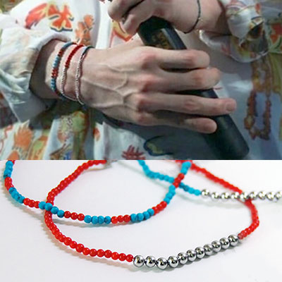 送料無料防弾少年団/シュガー/bts/SUGA st. ラッキーストーンミニボールブレスレット(3type 2size)