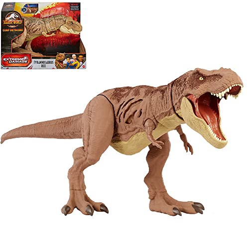 マテル ジュラシックワールド(JURASSIC WORLD) ダメージ! T-レックス 【全長:43