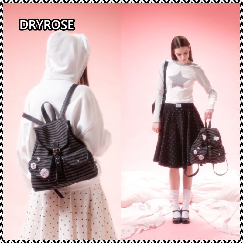 DRYROSE STRIPE POCKET BACKPACK