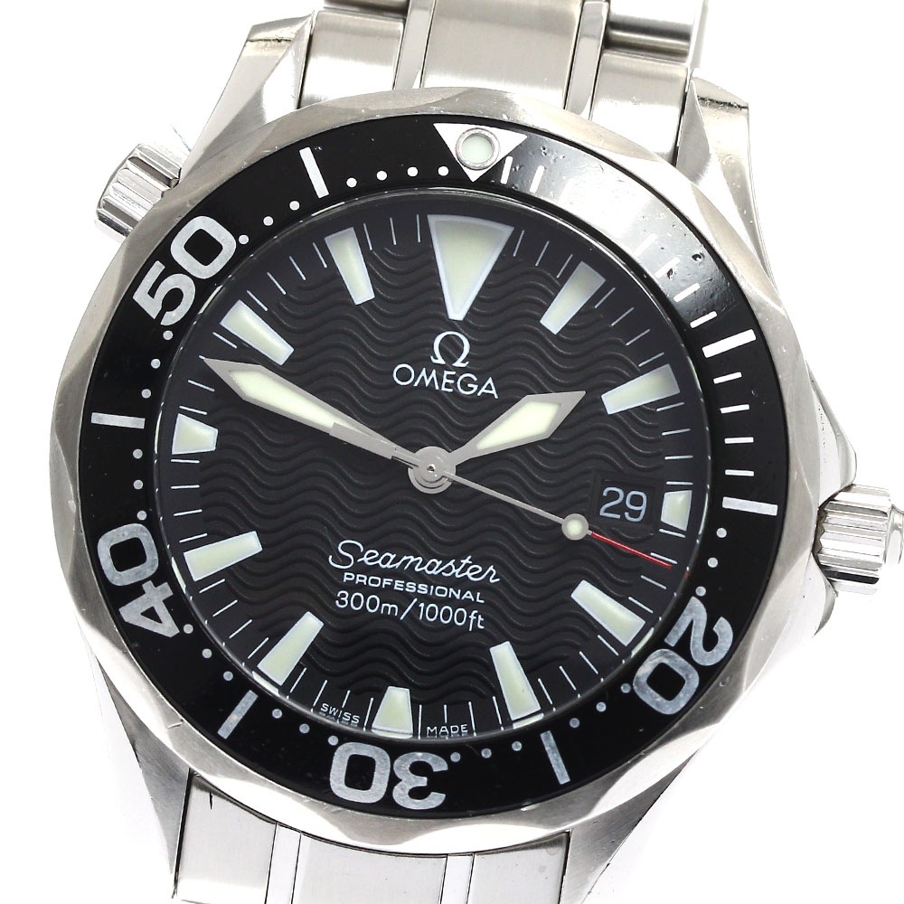 オメガ OMEGA 2262.50 シーマスター300 プロフェッショナル デイト クォーツ ボーイズ _890681【中古】