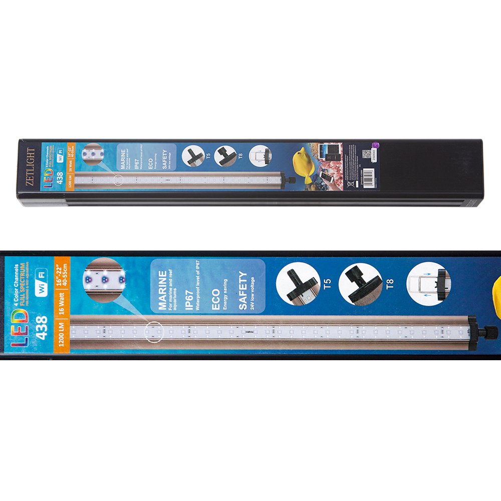 ＺＥＴＬＩＧＨＴ　ＬＥＤ　Ｌａｎｃｉａ２　Ｍａｒｉｎｅ　ＺＰ４０００－４３８Ｍ　４０ー５５ｃｍ水槽　海水用　防水式　ＣＲＣ10―35―70―20―00