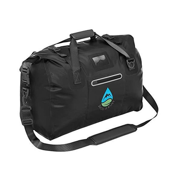 Skog Kust DuffelSak Waterproof Duffel Bag 40L Black 並行輸入品