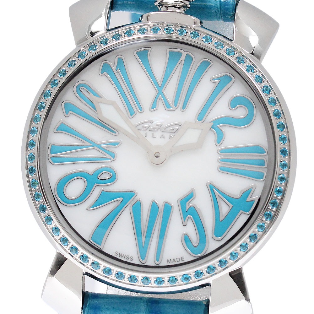 訳あり ガガミラノ GaGa MILANO 6025.03 マヌアーレ35MM クォーツ レディース _947046【中古】