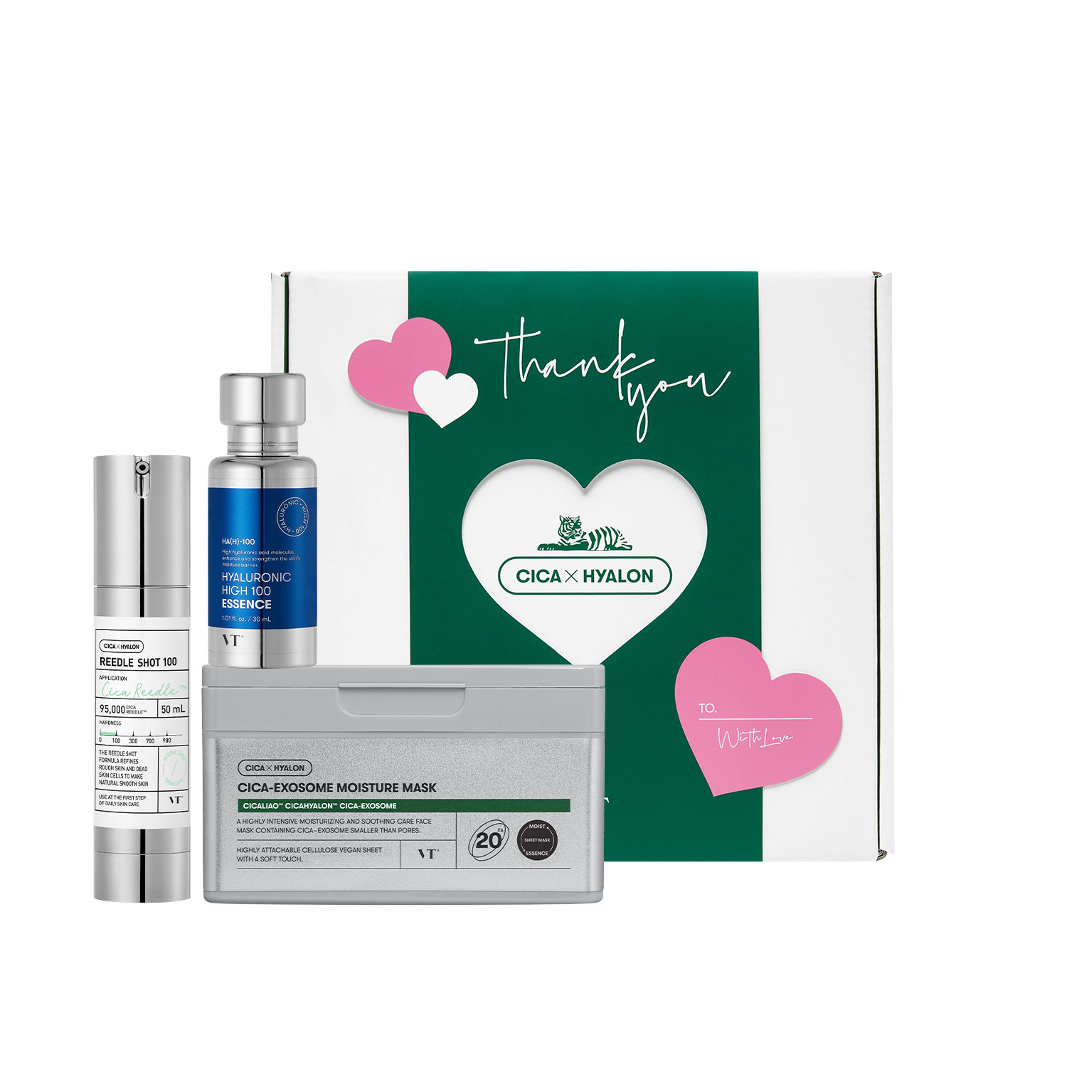 VTリドルモイスチャー3種セット（リドルショット100 50ml+エッセンス30ml+マスク30枚）