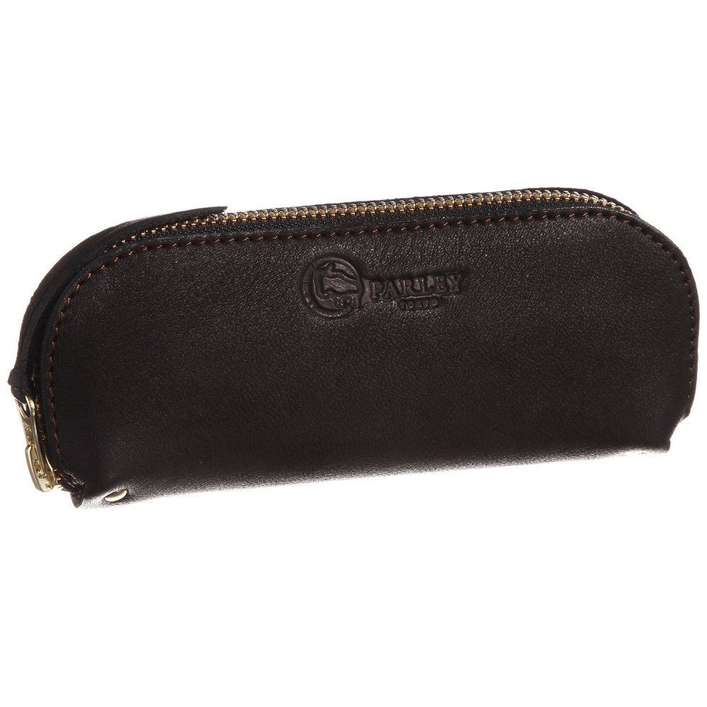 PARLEY（パーリィー） エルク 天然鹿革 眼鏡ケース メガネ&ペンケース ブラック BK FE-05