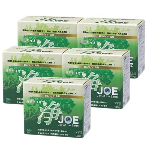 善玉バイオ洗剤 洗たく用 浄JOE 1.3kg*5個