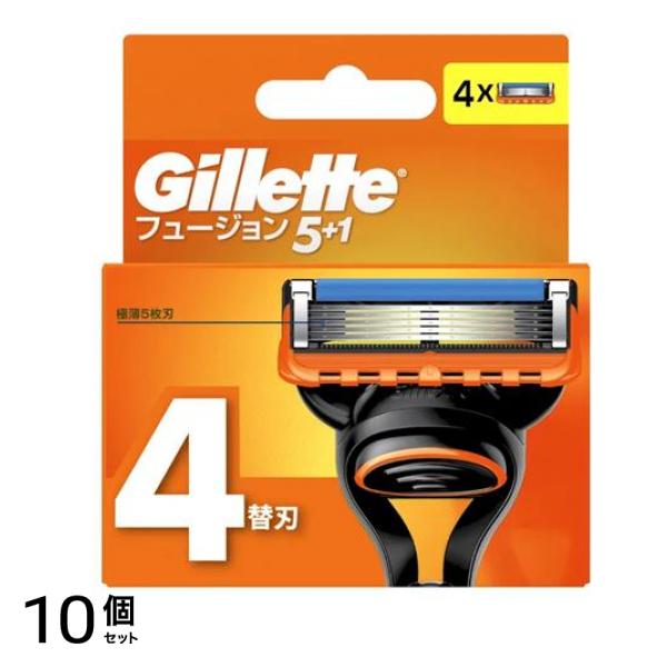 フュージョン5+1 マニュアル 替刃 4個入 10個セット