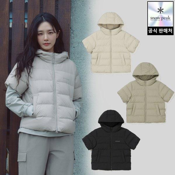 [25/FW パク・キュヨン着用] S25WWGDJ01 ランドエア 女性 半袖 フード付き 軽量 ダウンジャケット 22,834円