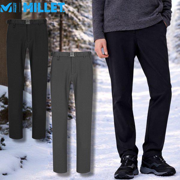 裏起毛パンツ メンズ アウトドア 登山 機能性 保温性 伸縮性 フリース 基本パンツ