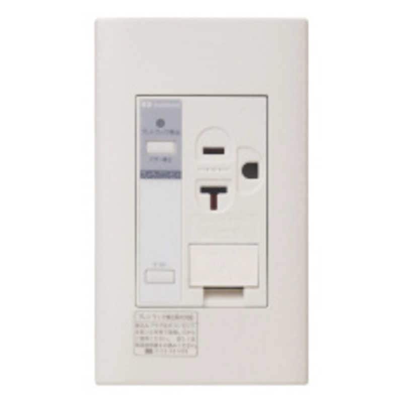 河村電器産業　プレトラックコンセント(樹脂プレート・簡易耐火枠付)　PTCCA20SE