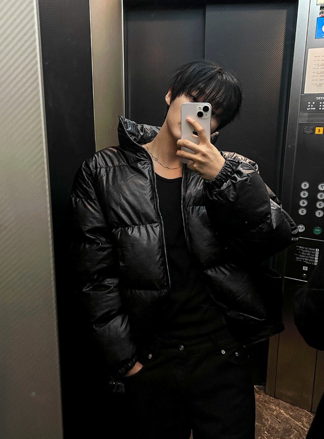 [COSYHARU公式]Leather black padded