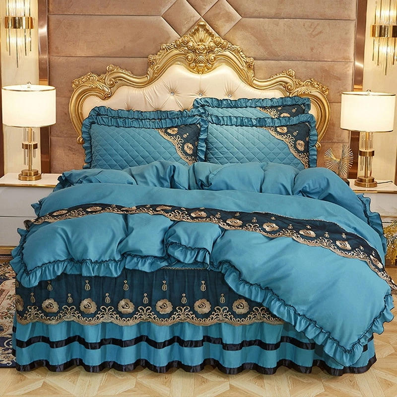 クーポン 枕カバー 布団カバー かけ布団カバー ベッドカバー ふとんカバー 寝具カバーシーツ 肌布団カバー フリル付き 純色 ズレ防止ヒモ付き プリンセススタイル 優雅 北欧風 オシャレ 肌に優しい