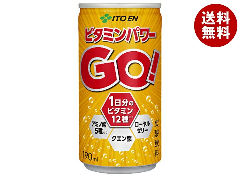 伊藤園 ビタミンパワーGO(ゴー) 190ml缶×30本入×(2ケース)