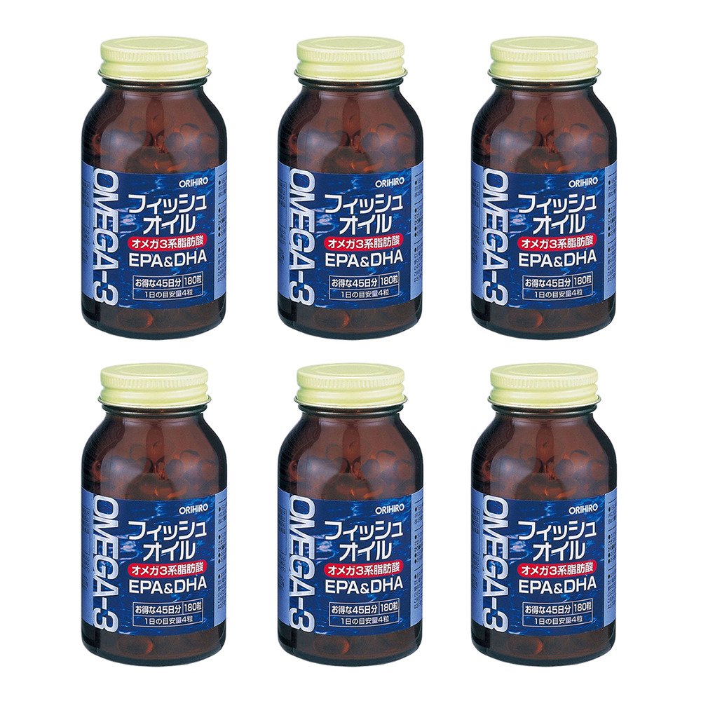 オリヒロ フィッシュオイル (180粒×6) 7,322円