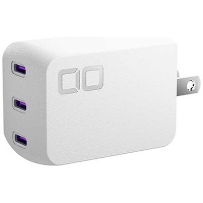 他サイト： CIO　NovaPort TRIO II 67W3C ［3ポート /USB Power Delivery対応 /GaN(窒化ガリウム) 採用］　CIO-G67W3C-N2-WHの商品画像