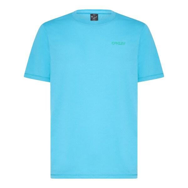 半袖Tシャツ ベーシックTシャツ メンズ デイリールック スカイブルー 学生Tシャツ デイリールックアイテム シンプルモダン メンズベーシックTシャツ メンズ服コーデ