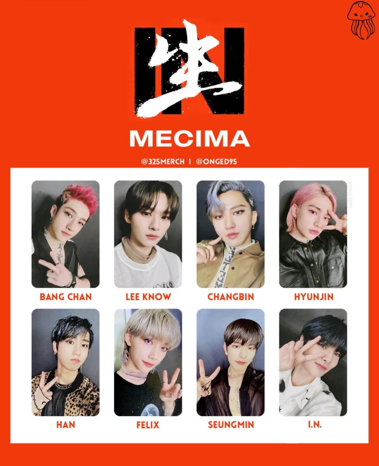 straykids in生 mecima特典メンバ stray kids