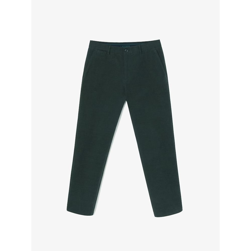 ラコステメンズホワイト起毛テクスチャードパンツ HH452E-54N YZP Q2NHH452E-54NYZP