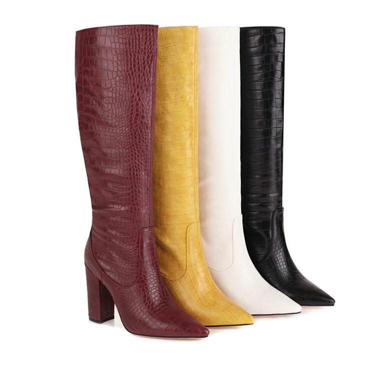 レディースブーツロングブーツエンジニアブーツジョッキーブーツニーハイブーツハイヒールブーツ大きいサイ