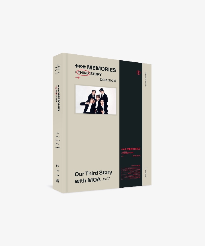 [DVD] TXT - MEMORIES : THIRD STORY + Weverse Shop特典