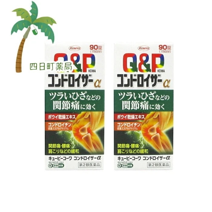 第2類医薬品 コンドロイザーα 90錠 (15日分)2個セット JAN:4987067225903 宅急便コンパクト