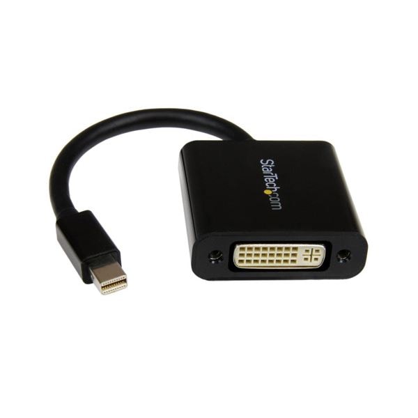 (まとめ)StarTech.com MiniDisplayPort-DVI変換アダプタ ブラック オス/メス 19201200対応 MDP2DVI3 1個 5セット