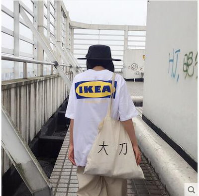 Qoo10 夏 Ikea Tシャツ100 純 レディース服