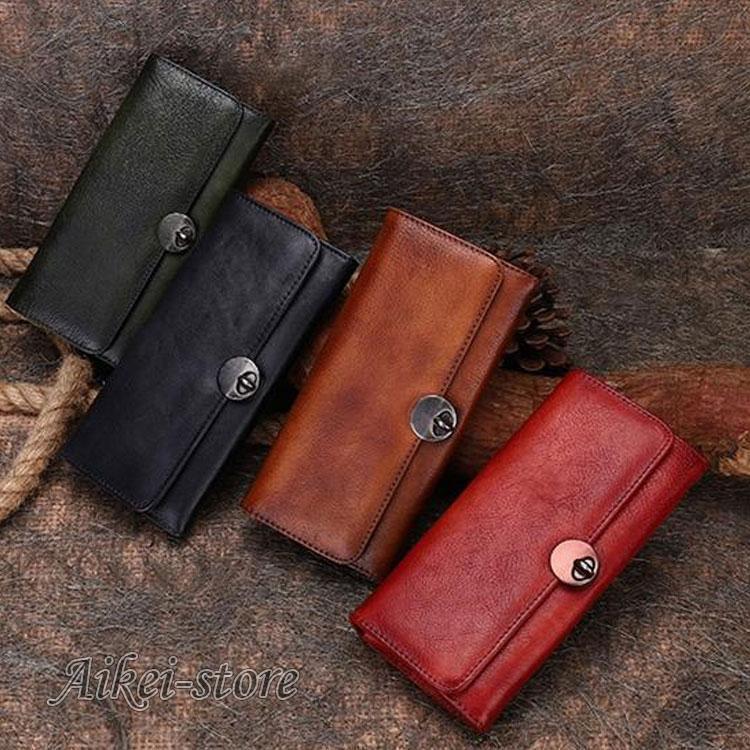 11即納セ.ー.ル!牛革 本革 レザー長財布 レディース 小銭入れ　カード入れ　サイフ　wallet コンパクト　安い レザーサイフ　人気　大容量　可愛い 8,847円