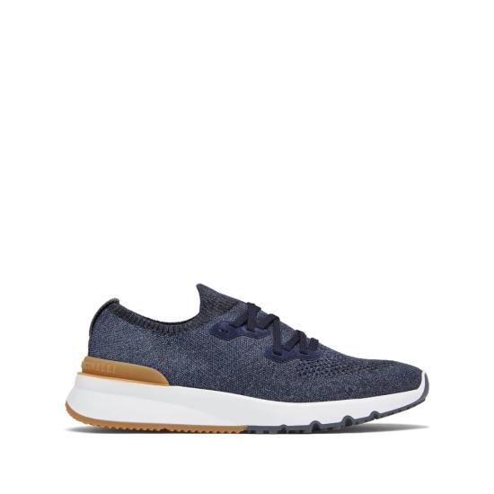BRUNELLO CUCINELLI Men Sneakers MZUKISO250 CO250 BLUE