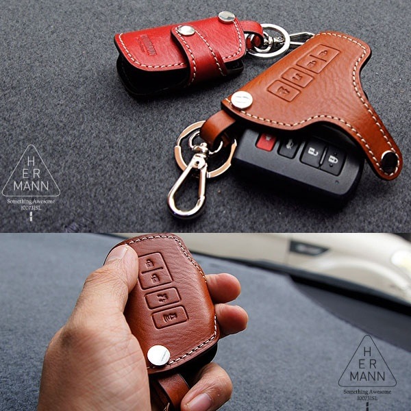 TOYOTA LAV4 AVALON LEATHER SMART KEY CASE HOLDER