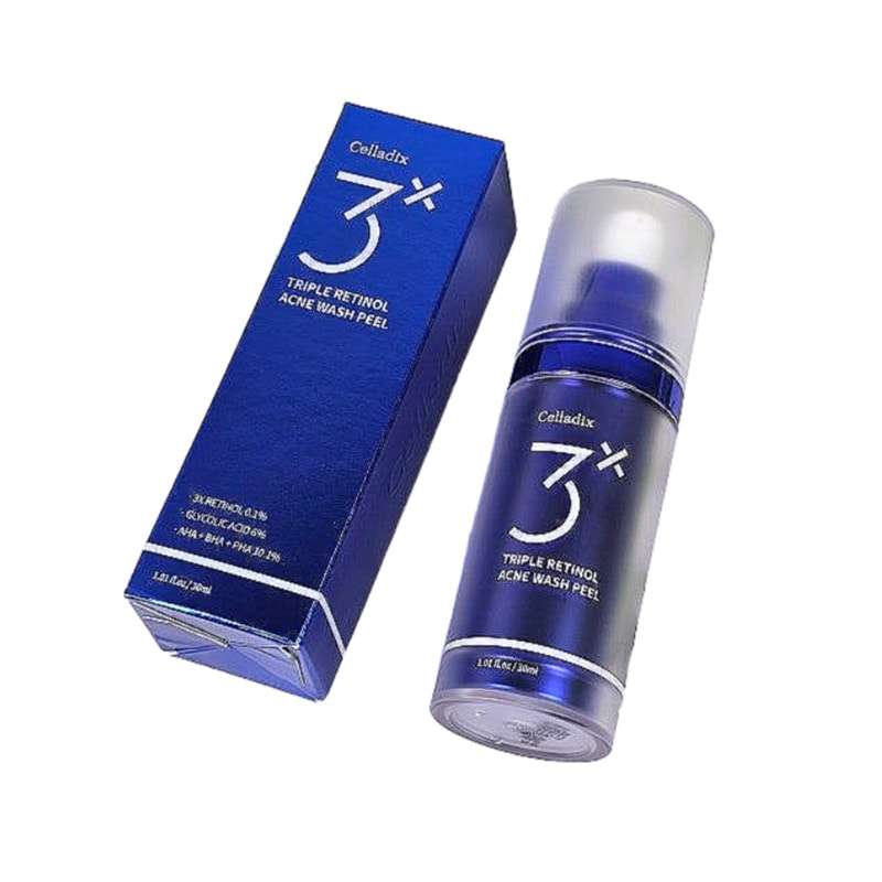 [新作]トリプルレチノールアクネウォッシュピール30ml / ニキビ/毛穴/アクネスケーリング/角質の除去