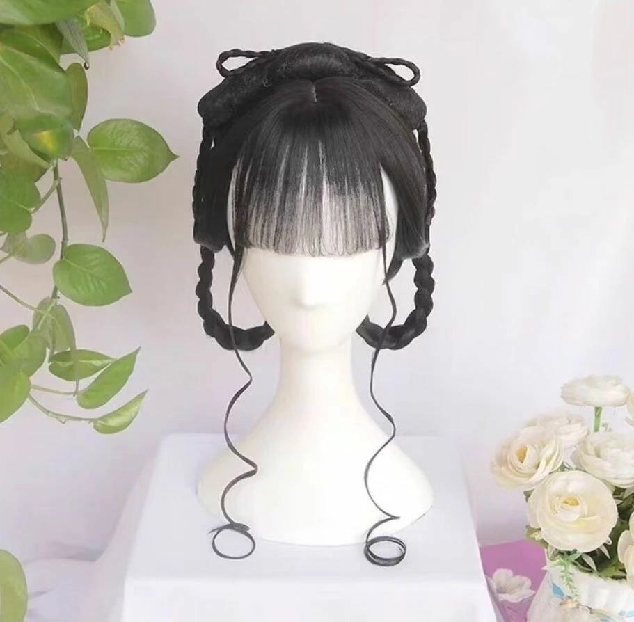 迅速な出荷 中華コスプレグッズ かつら 女性 大人 コスプレウイッグ 華流 コスチューム 中華古代古典風 フルウイッグ 中華ロリータ 可愛い 中国古代髪スタイル チャイナ風コスプレ 全頭かつら 中華