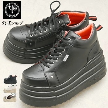 【公式SHOP特典キズ補修液付】 ヨースケ 厚底スニーカー メンズ 歩きやすい 9cm ソール