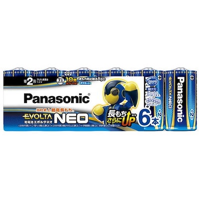 他サイト： パナソニック LR14NJ/6SW アルカリ乾電池単2形 6本パック LR14NJ6SWの商品画像