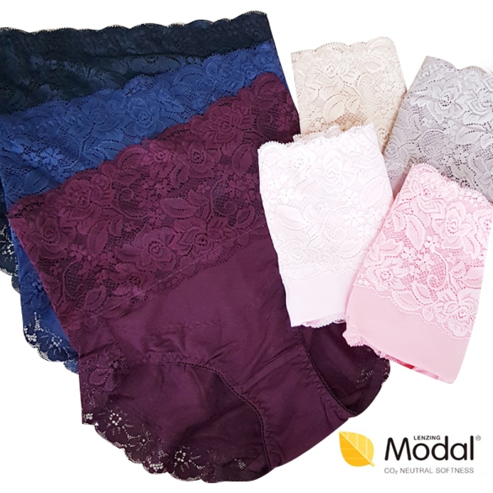 (J2Y) 22年高級モーダルコットンガードルパンティー7枚セット