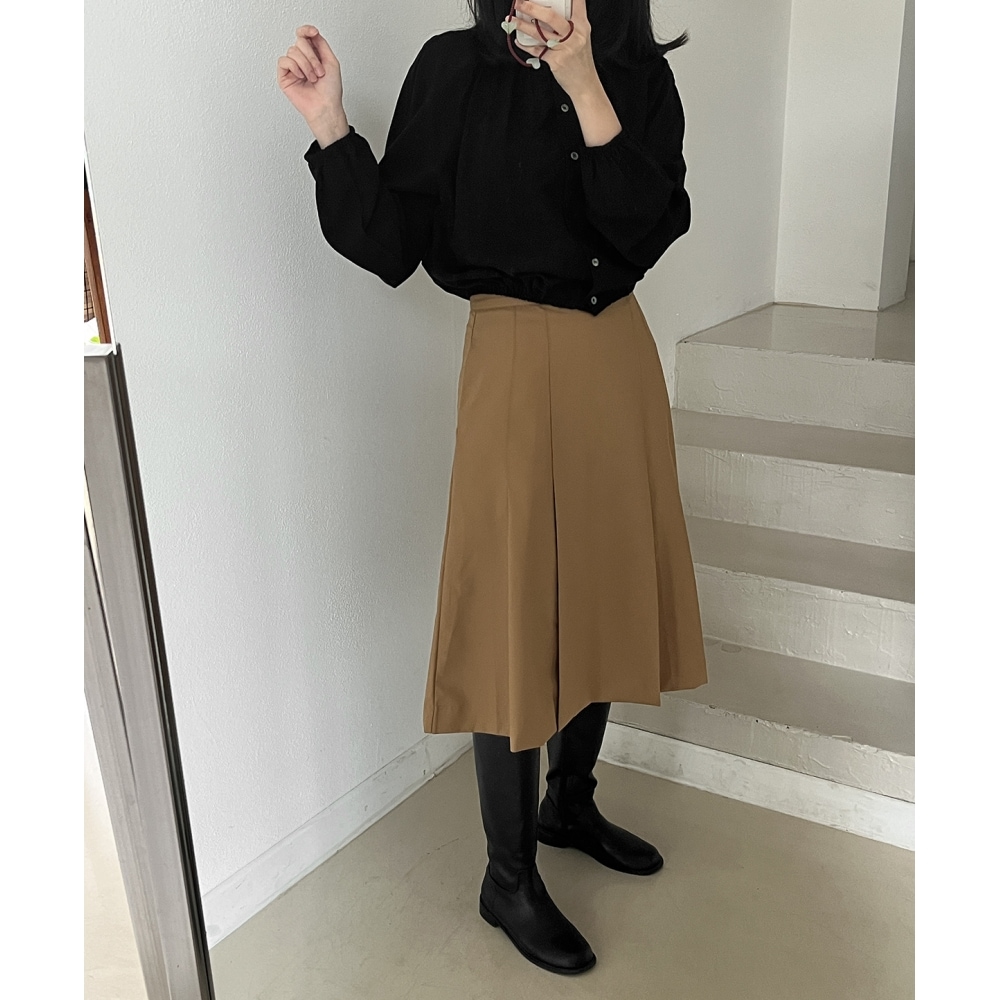 セシボンプリーツスリットスカート (3color)