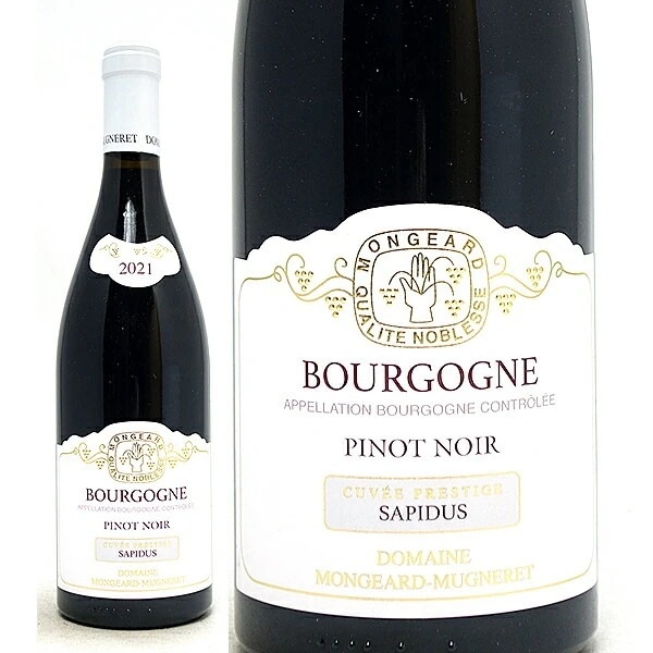2021 ブルゴーニュ ルージュ ピノ ノワール キュヴェ サピドゥス 750ml フランス 赤ワイン コク辛口 ワイン ^B0MMSD21^