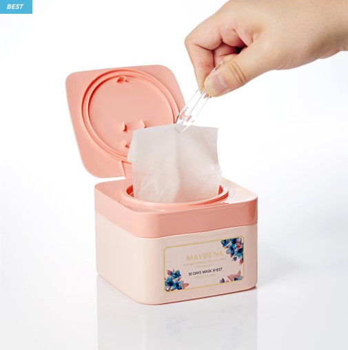 メイベナ1日1パック抜いて使う水分マスクパック30枚