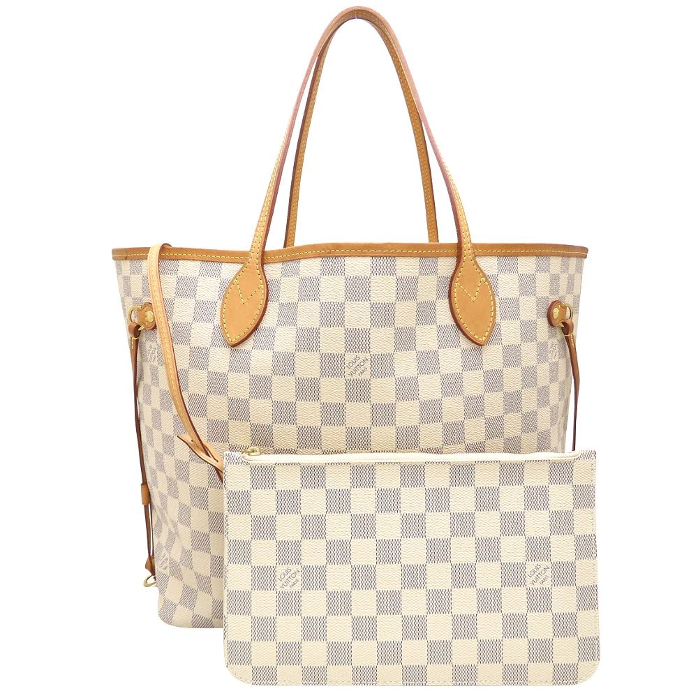 ダミエ アズール ネヴァーフルMM N41361 トートバッグ/352604【中古】