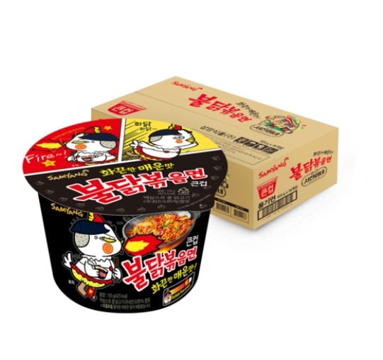 三養プルダック福音面です 辛いカップラーメン16個です
