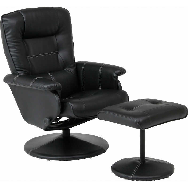 不二貿易　パーソナルチェアー マリーノ BK ブラック　79604