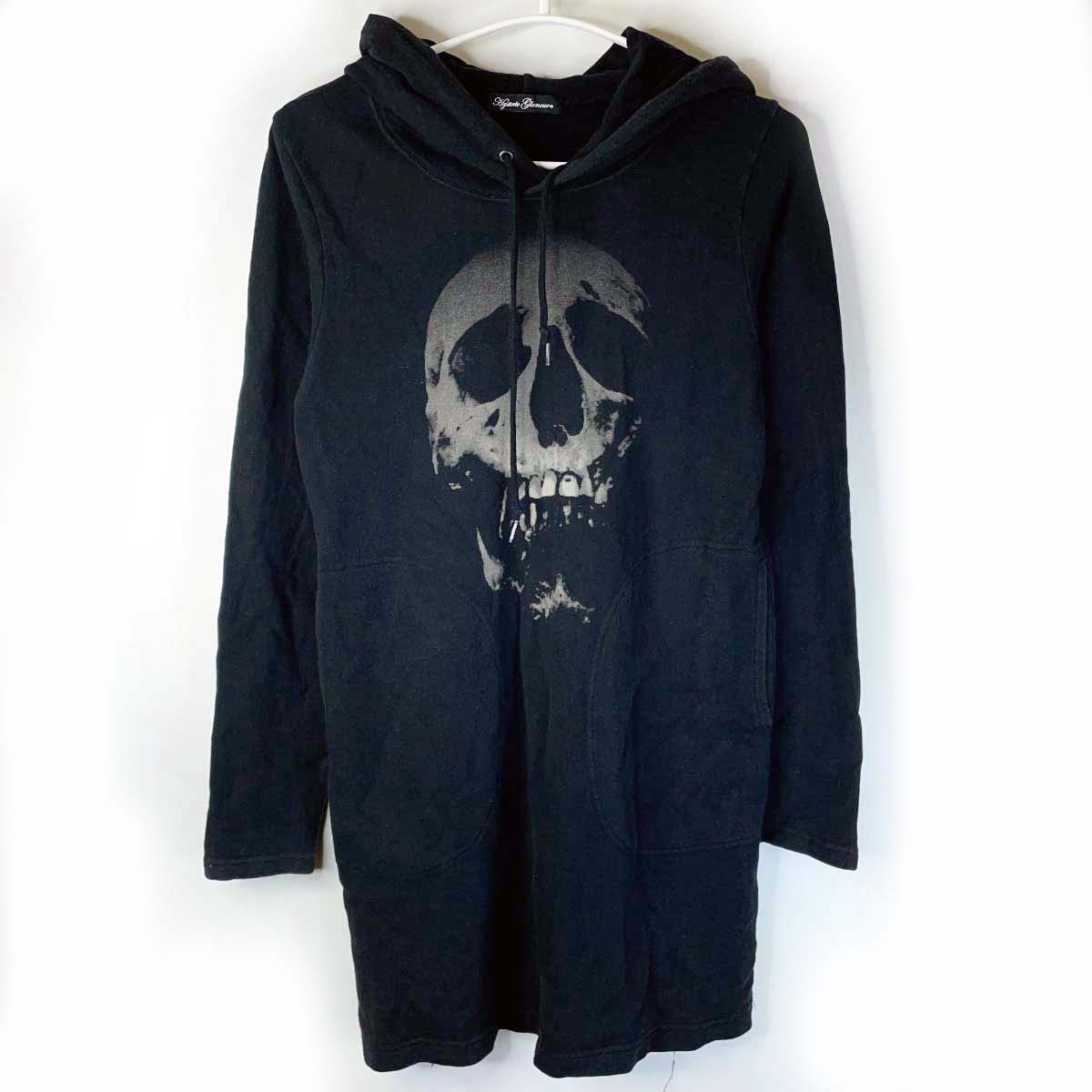 【中古】ヒステリックグラマー スカルベリー フーディ ワンピース パーカー F ブラック レディース HYSTERIC GLAMOUR オゾンコミュニティ
