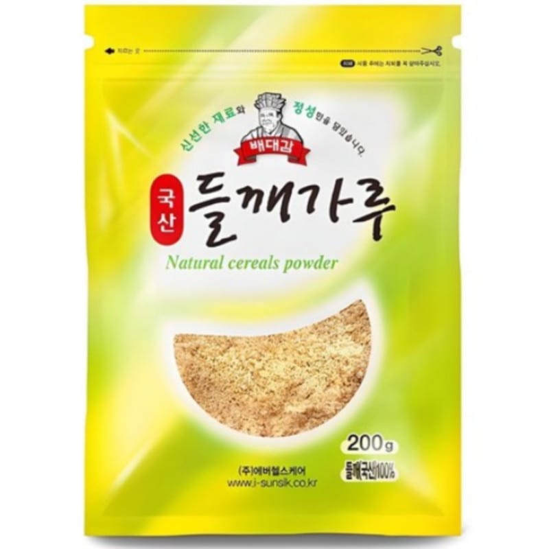ベデガム韓国産エゴマ粉200g2個