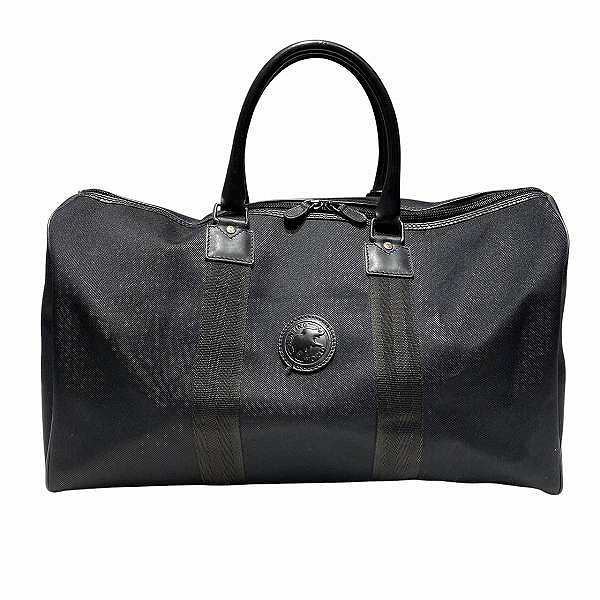 ハンティングワールド ブラック ナイロン×レザー バッグ ボストンバッグ ユニセックス 【中古】 9,480円