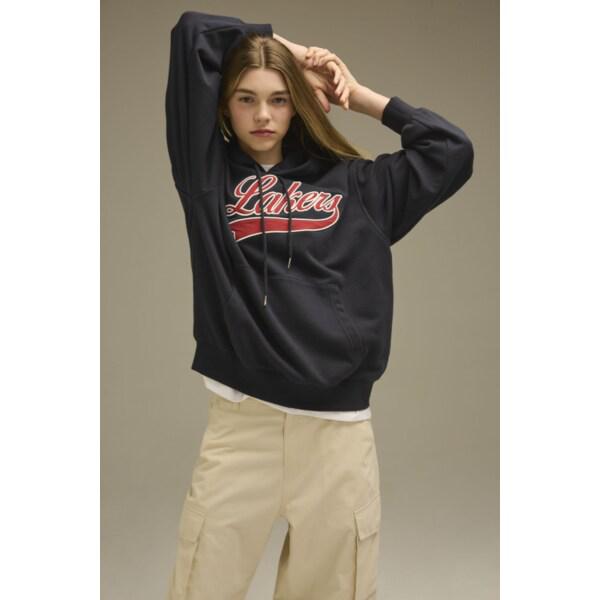 LALレタリングビッグロゴフード付きTシャツ（N243TH020P）